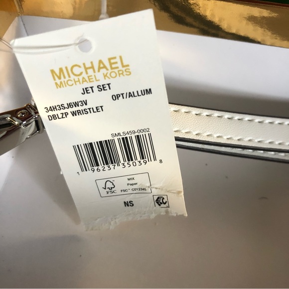 NWT Michael Kors Jet Set Double Zip Wristlet - Picture 7 of 11